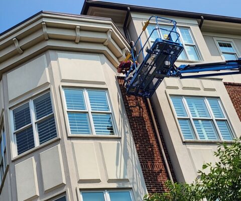 An apartment complex for power washing in Nolensville, TN