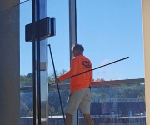 Concrete poles in building for concrete cleaning in Brentwood, TN