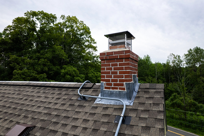 Patched up chimney after chimney services in Green Hills, TN
